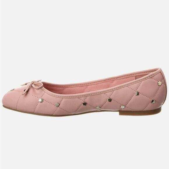 TED BAKER Pink Libban Leather Flat Size 38 - Picture 2 of 11
